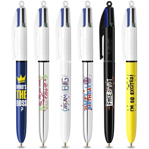 Boîte métal de 6 stylos 4 couleurs super colors - BIC - Photo n°2
