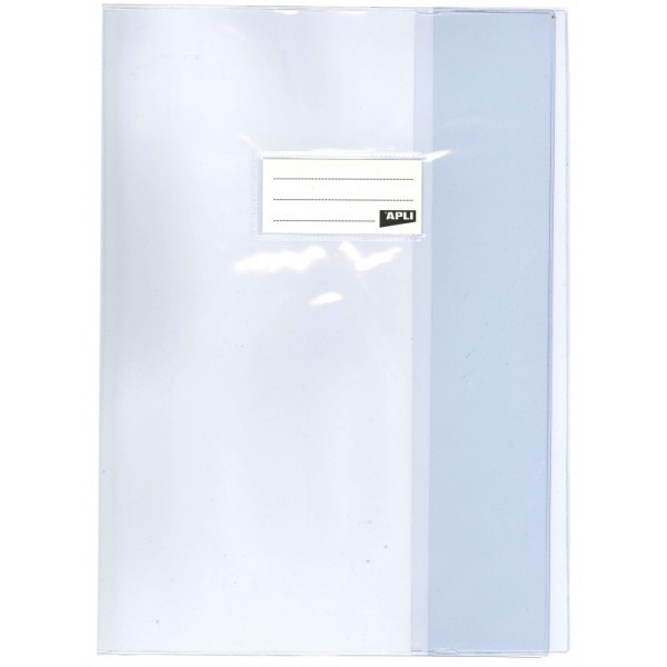 Protège-cahier transparent en PVC Format A4 21x29,7 CM Épaisseur 19/100ème Grain lisse - Photo n°1
