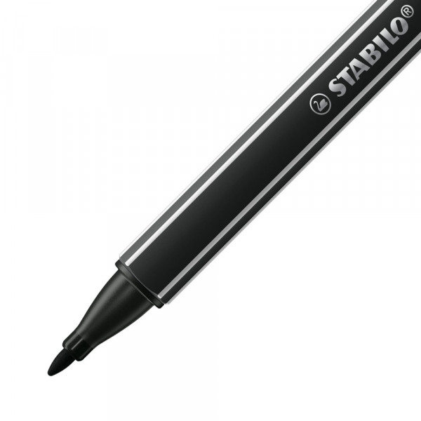 Pochette de 4 stylos-feutres STABILO pointMax - pointe moyenne - coloris classique - Photo n°4