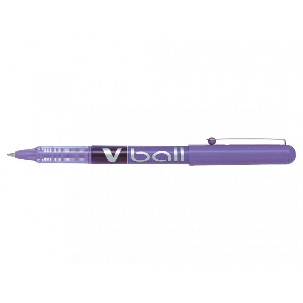 Stylo roller V-Ball 05 pointe fine 0,5mm violet Pilot - Photo n°1