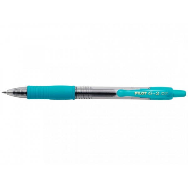 Stylo G-2 roller encre gel pointe moyenne turquoise Pilot - Photo n°1