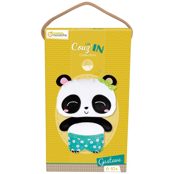 Kit créatif Little Couz'in - Gustave le Panda - 15 x 21 cm environ - Photo n°1