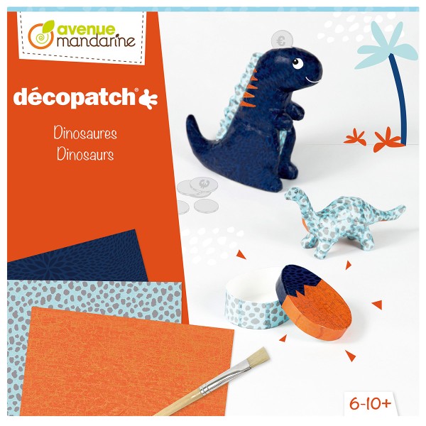 Coffret créatif Décopatch pour enfant - Dinosaures - Photo n°1