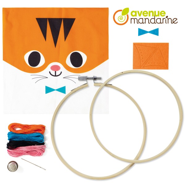Kit Broderie Pix'Gallery pour enfant - Chat - Photo n°3