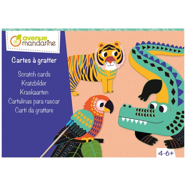 Kit créatif enfant - Cartes à gratter - Photo n°1