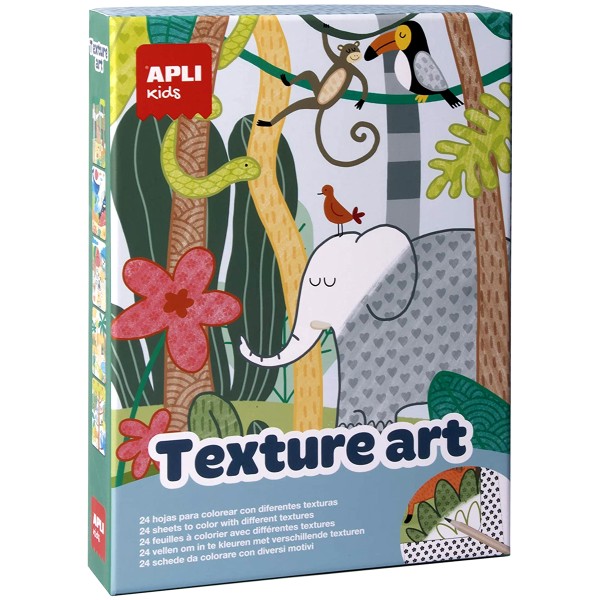 Box créative - Texture art - 24 coloriages - Photo n°1