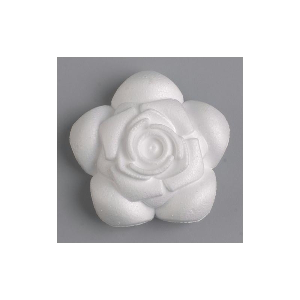 Bouton de Rose en polystyrène, 9 cm - Photo n°1