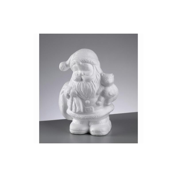 Père-Noël en polystyrène, 18 cm, densité supérieur - Photo n°1