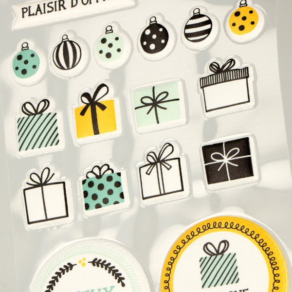 Stickers Puffies Noël - Imagine Christmas - Cadeaux - 21 pcs - Photo n°3