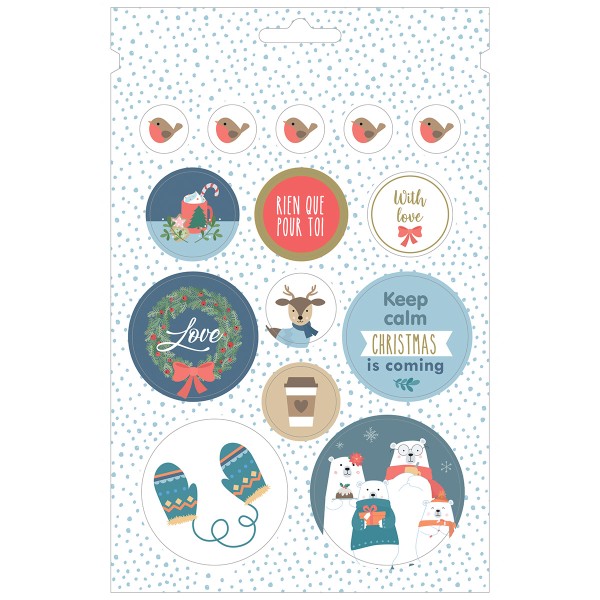 Carnet de Stickers Noël - Beary Christmas - 168 pcs - Photo n°2