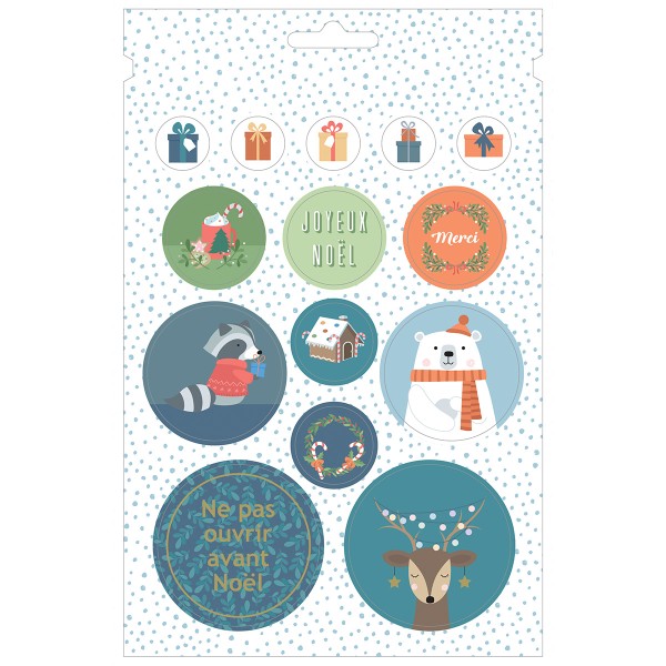 Carnet de Stickers Noël - Beary Christmas - 168 pcs - Photo n°4
