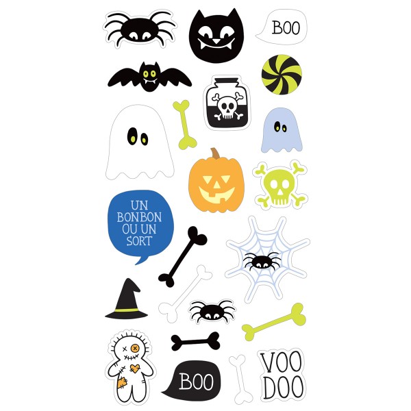 Stickers Puffies Halloween - 23 pcs - Photo n°2