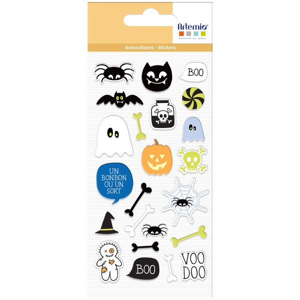 Stickers Puffies Halloween - 23 pcs - Photo n°1