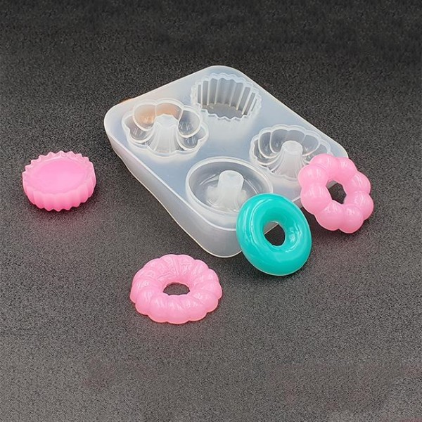 Moule en silicone créations donuts en résine - Photo n°1