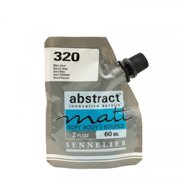 Peinture acrylique Abstract matt - Bleu azur - Sachet 60ml - Sennelier - Photo n°1