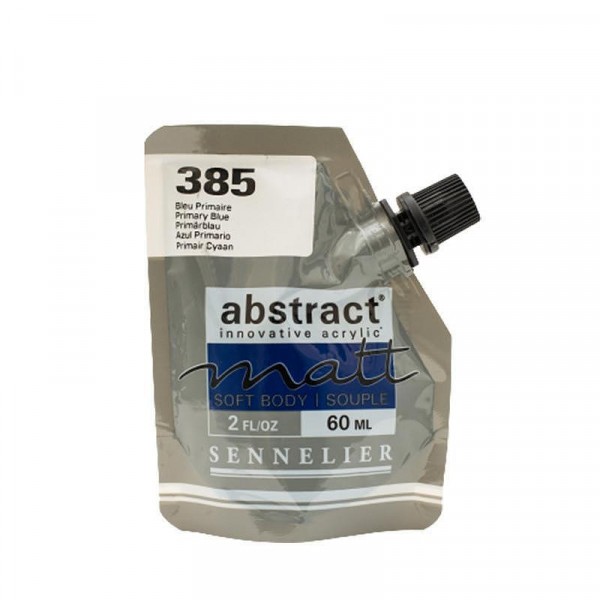 Peinture acrylique Abstract matt - Bleu primaire - Sachet 60ml - Sennelier - Photo n°1