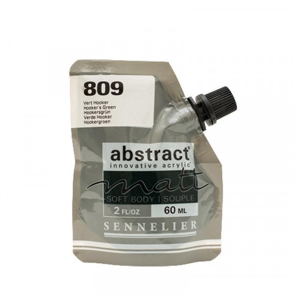Peinture acrylique Abstract matt - Vert hooker - Sachet 60ml - Sennelier - Photo n°1