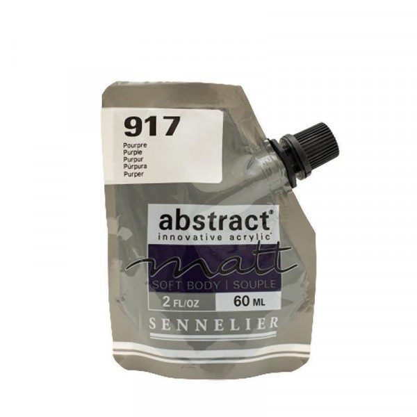 Peinture acrylique Abstract matt - Pourpre - Sachet 60ml - Sennelier - Photo n°1