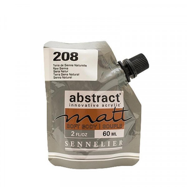 Peinture acrylique Abstract matt - Terre de Sienne naturelle - Sachet 60ml - Sennelier - Photo n°1