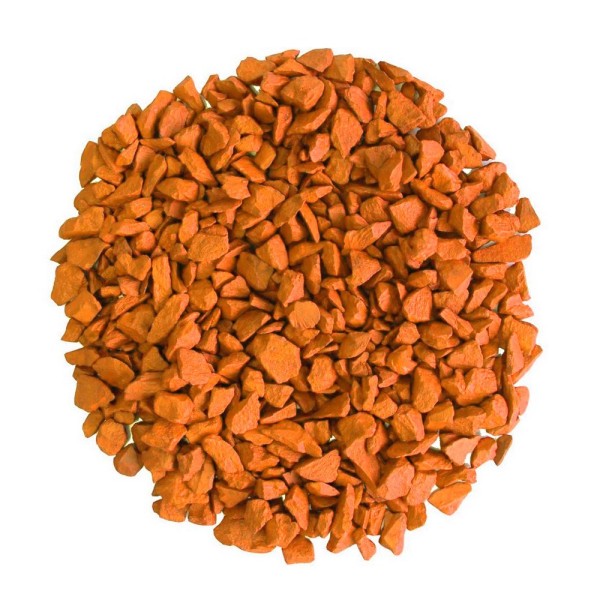 Gravier décoratif coloré Orange, 500 gr, Pierres de 5 à 8 mm, déco de table - Photo n°1
