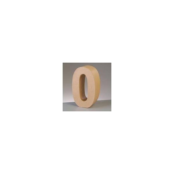 Chiffre ou Lettre alphabet Carton 3D, 5 cm, prof. 2 cm à customiser, au choix - Photo n°1
