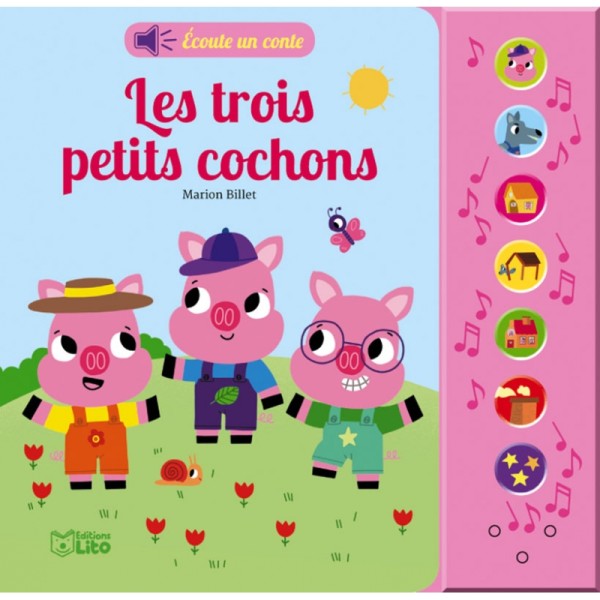 Ecoute un conte - Les trois petits cochons - Editions LITO - Photo n°1