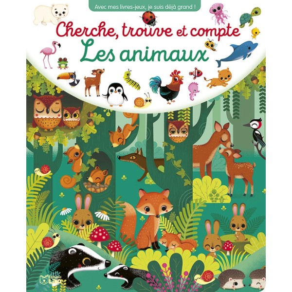 Cherche, trouve et compte Les animaux - Editions LITO - Photo n°1