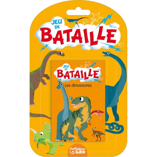 Jeux de bataille - Les dinosaures -  Editions LITO - Photo n°1