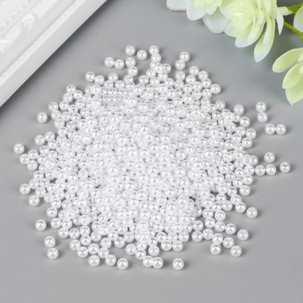Ensemble de perles en plastique décoratives pour la créativité 