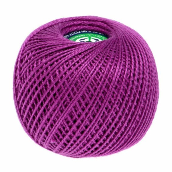 10 pièces fil à tricoter Iris 150m / 25gr 100% coton mercerisé couleur 2112 - Photo n°1