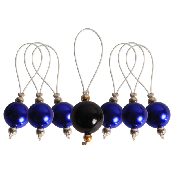 Marqueurs de Mailles Perlés Bleu - Bluebell - Zooni Beads Knitpro - Photo n°1