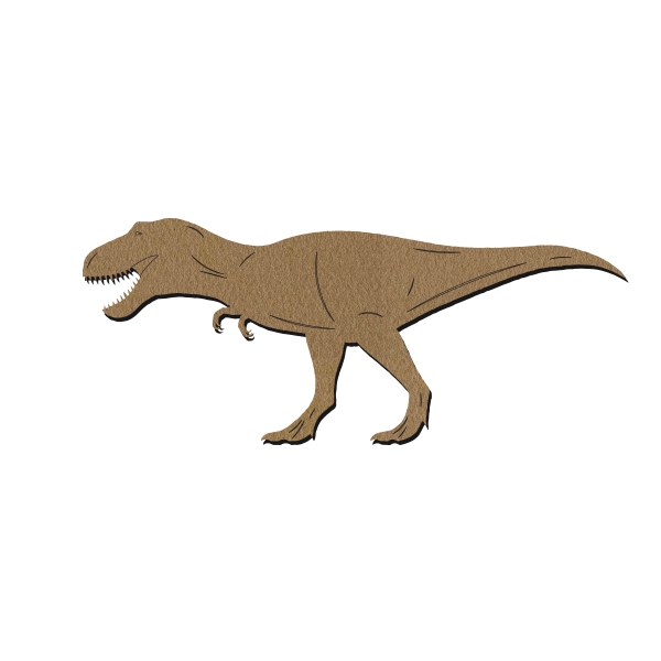 Dinosaure en bois - T-Rex - 15 x 6 cm - Photo n°1