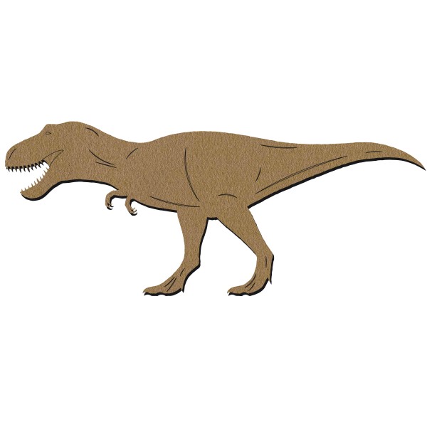 Dinosaure en bois - T-Rex - 30 x 14 cm - Photo n°1